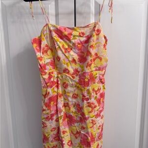 NWT Old Navy Floral Dress - Pink and Yellow